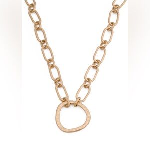 Patricia Nash Hanmered Ring Necklace